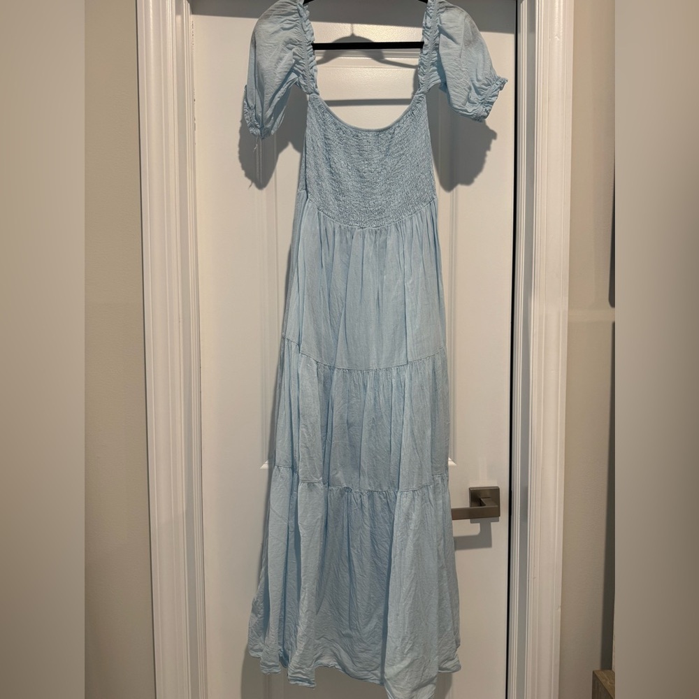 venti6 light blue maxi dress